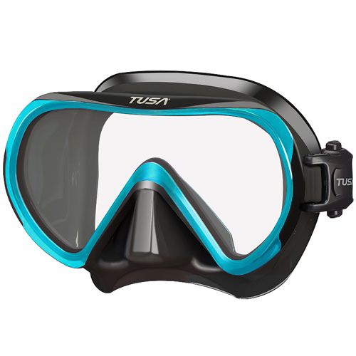 Tusa Ino Mask Black Silicone/Ocean Green